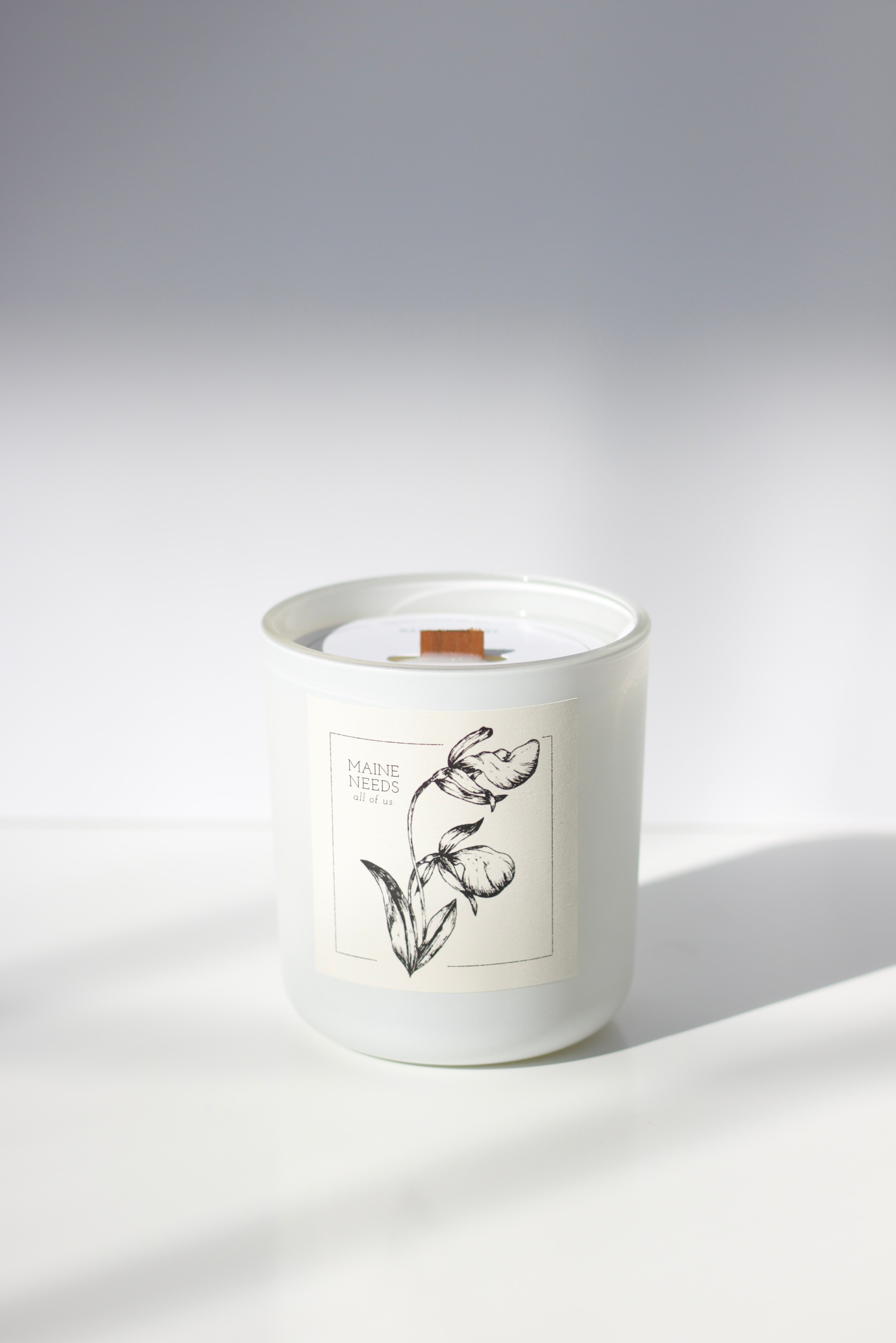 Maine Needs All of Us Candle - Soft Floral