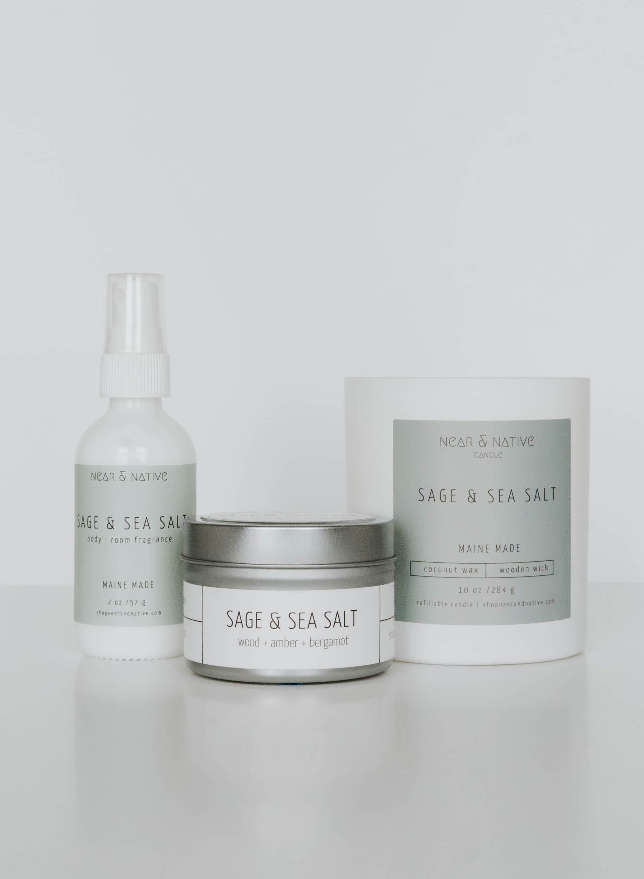 Sage & Sea Salt Fragrance Bundle | Near & Native