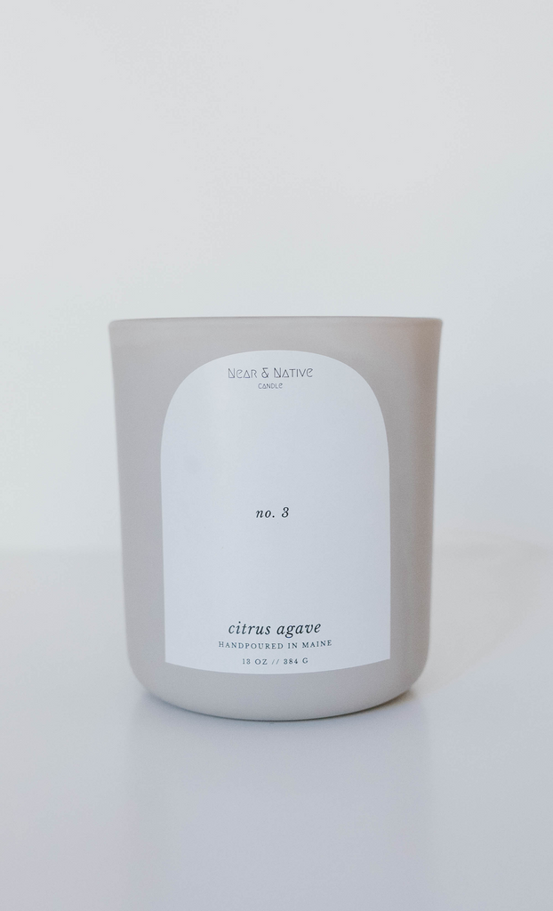 Citrus Agave 13 oz Wooden Wick Candle