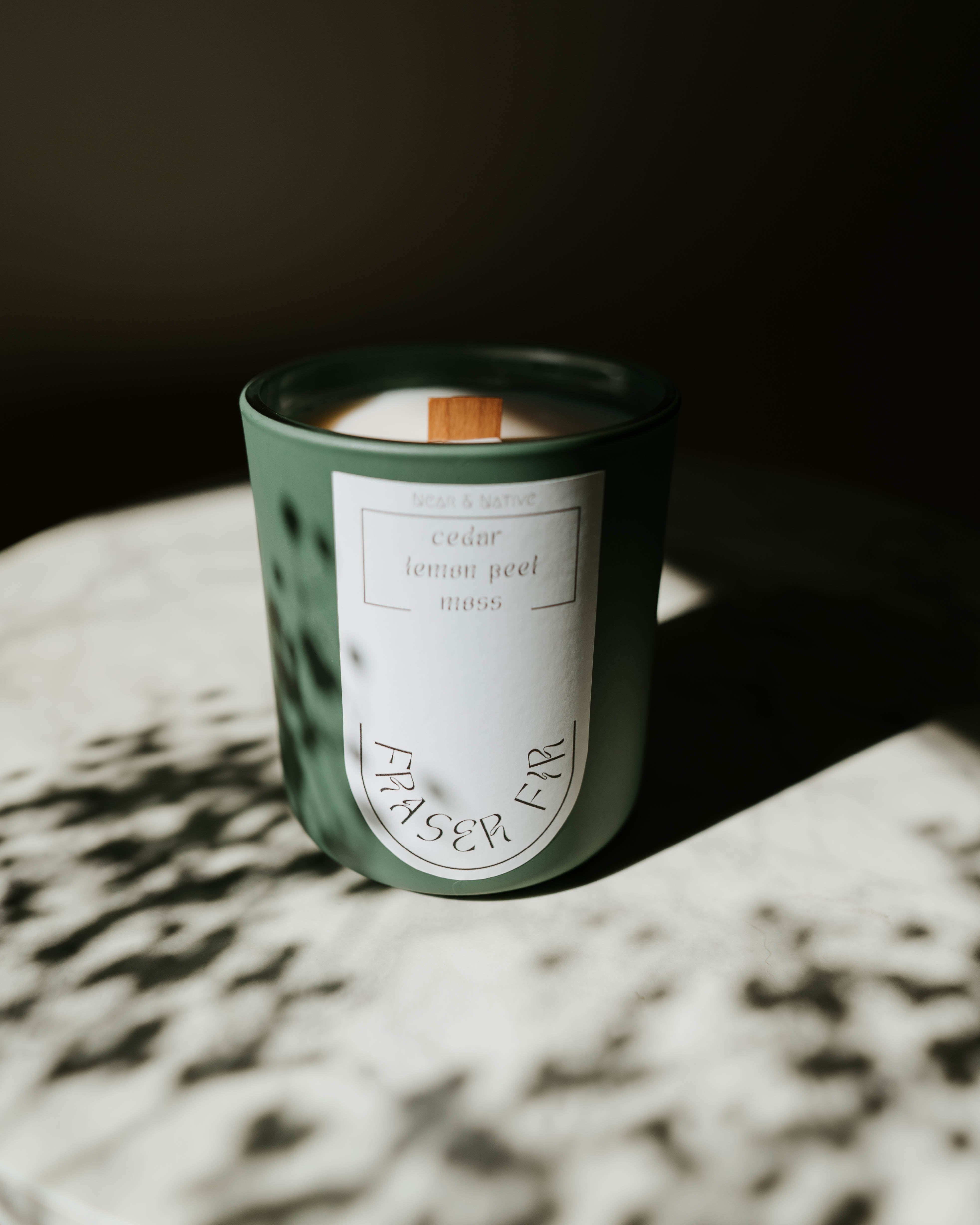 Fraser Fir 13 oz Wooden Wick Candle